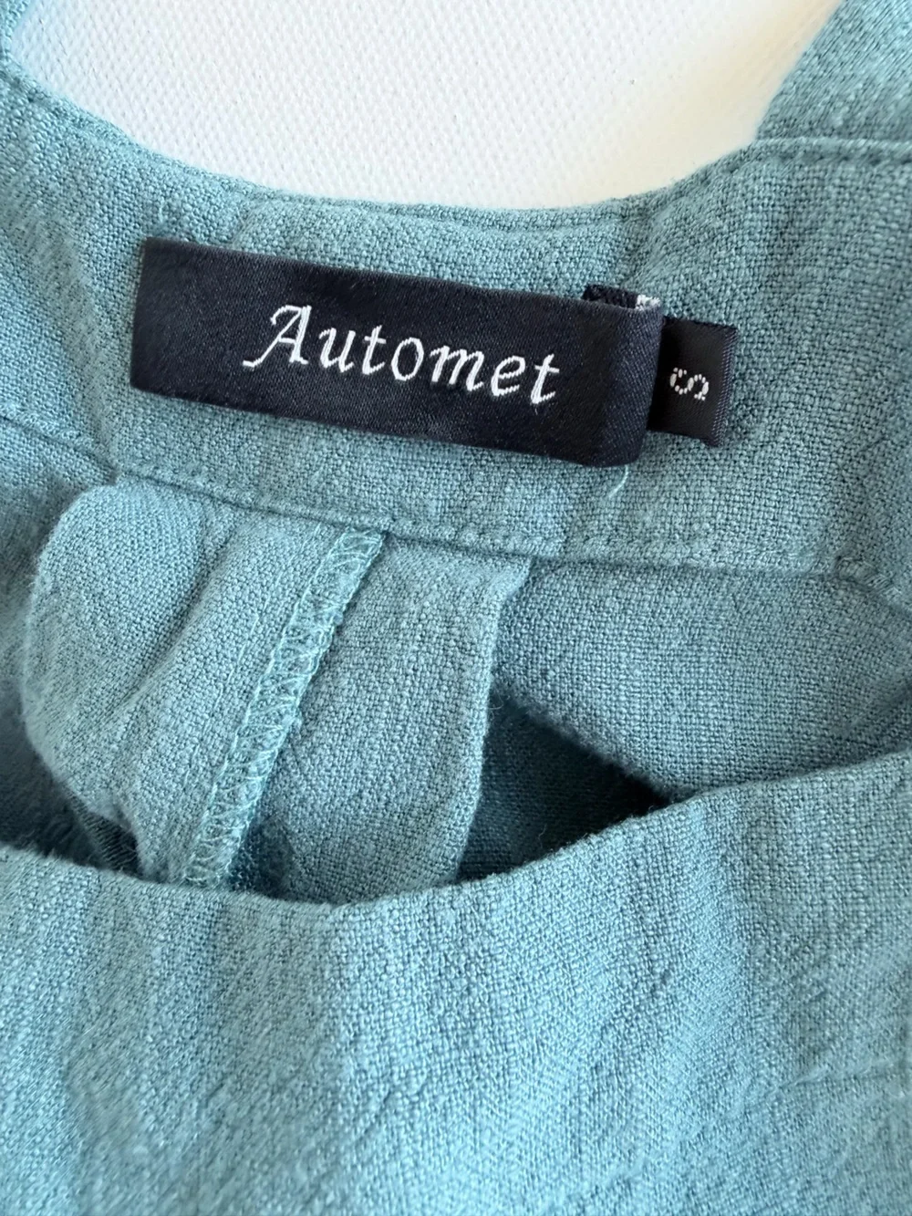 Automet teal linen